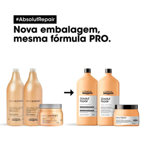 Kit L'oréal Professionnel Serie Expert Absolut Repair Gold (3 Produtos)