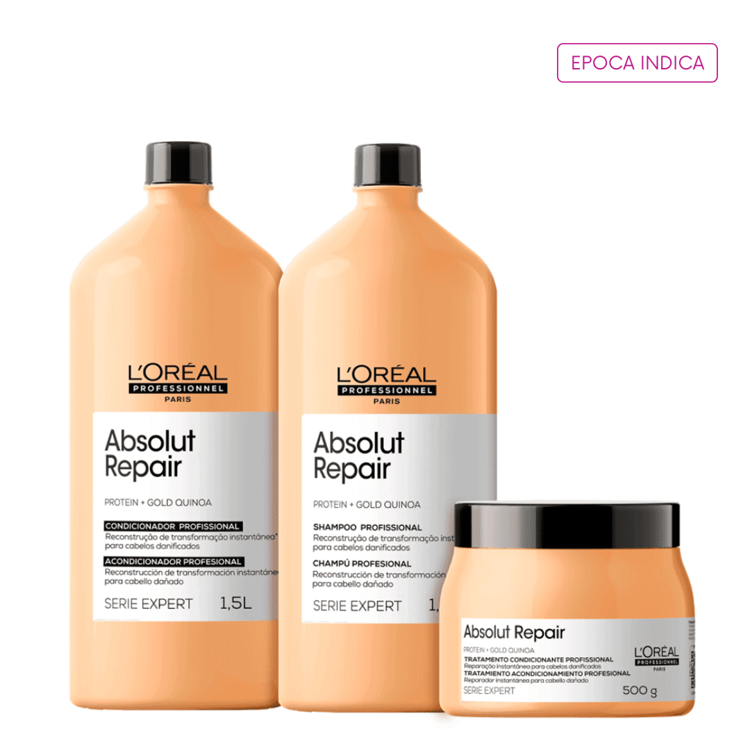 Kit L'oréal Professionnel Serie Expert Absolut Repair Gold (3 Produtos)