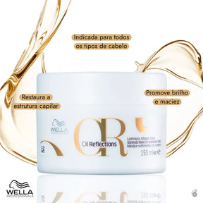 Kit Wella Professionals Oil Reflections Tratamento (3 Produtos)