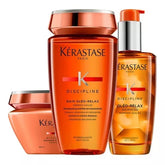 Kit Kerastase Discipline Óleo Relax Shampoo + Máscara +óleo