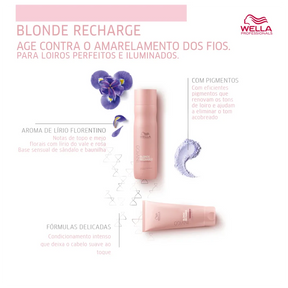 Kit Wella Professionals Invigo Blonde Recharge Duo (2 Produtos)