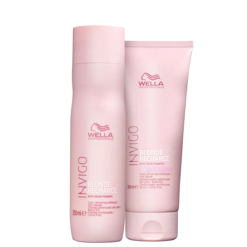 Kit Wella Professionals Invigo Blonde Recharge Duo (2 Produtos)