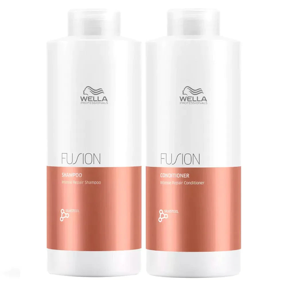 Kit Wella Professionals Fusion - Shampoo + Condicionador + Máscara - Tamanho Profissional